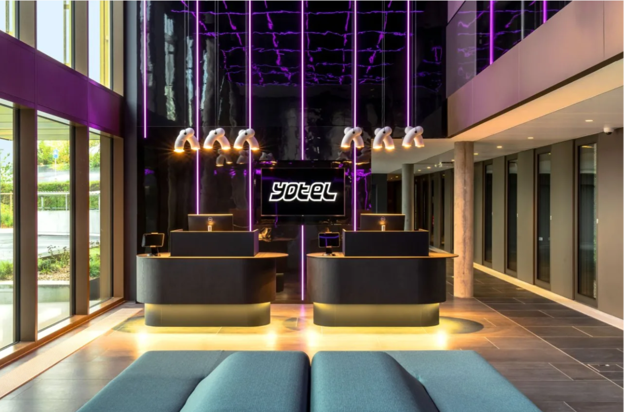YOTEL Geneva Lake lobby